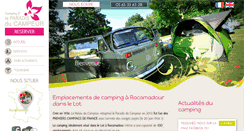 Desktop Screenshot of leparadisducampeur.com